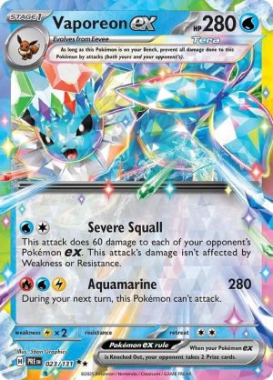 Vaporeon ex - 023/131 : Prismatic Evolutions