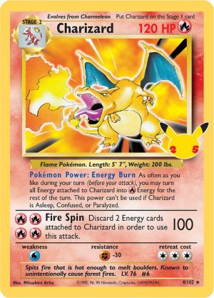 Charizard - 4/102: Celebrations Classic Collection