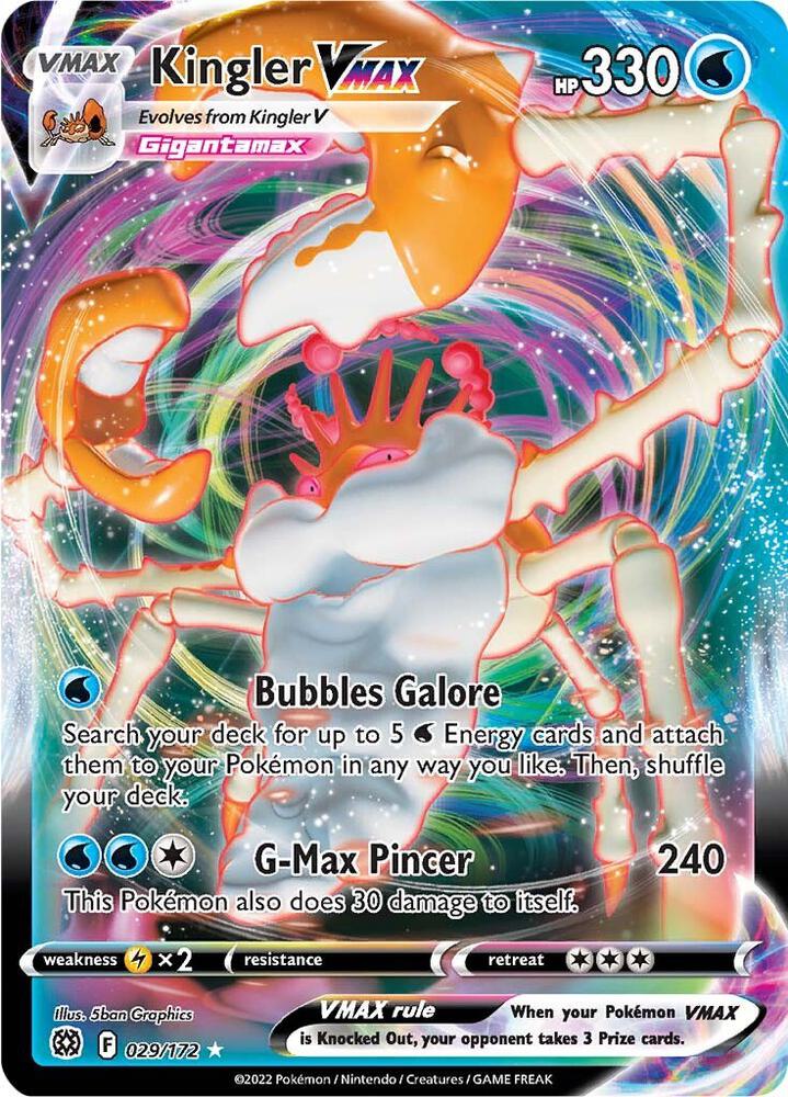 Kingler VMAX - 029/172: Brilliant Stars