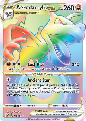 Aerodactyl VSTAR (Secret) - 199/196: Lost Origin