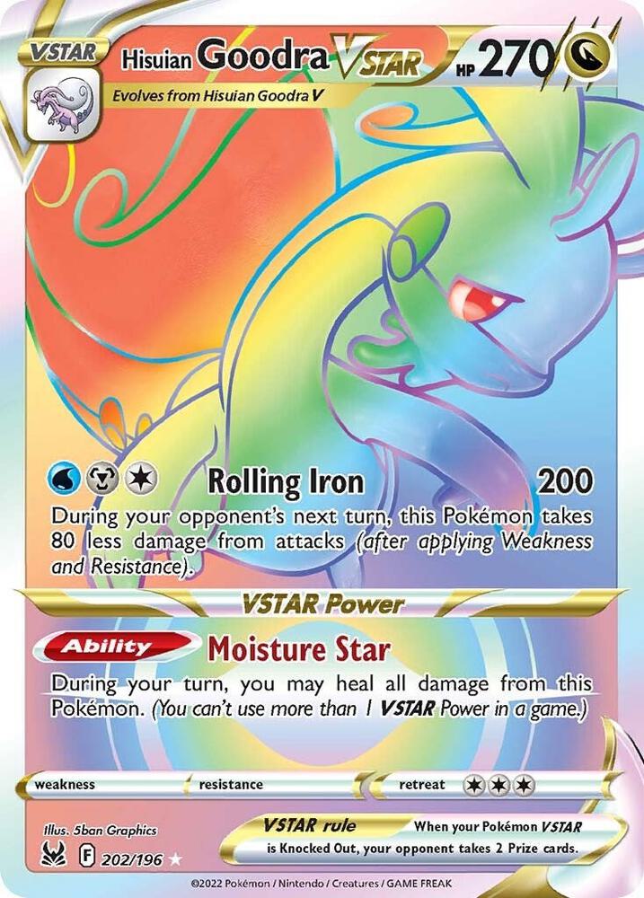 Hisuian Goodra VSTAR (Secret) - 202/196: Lost Origin
