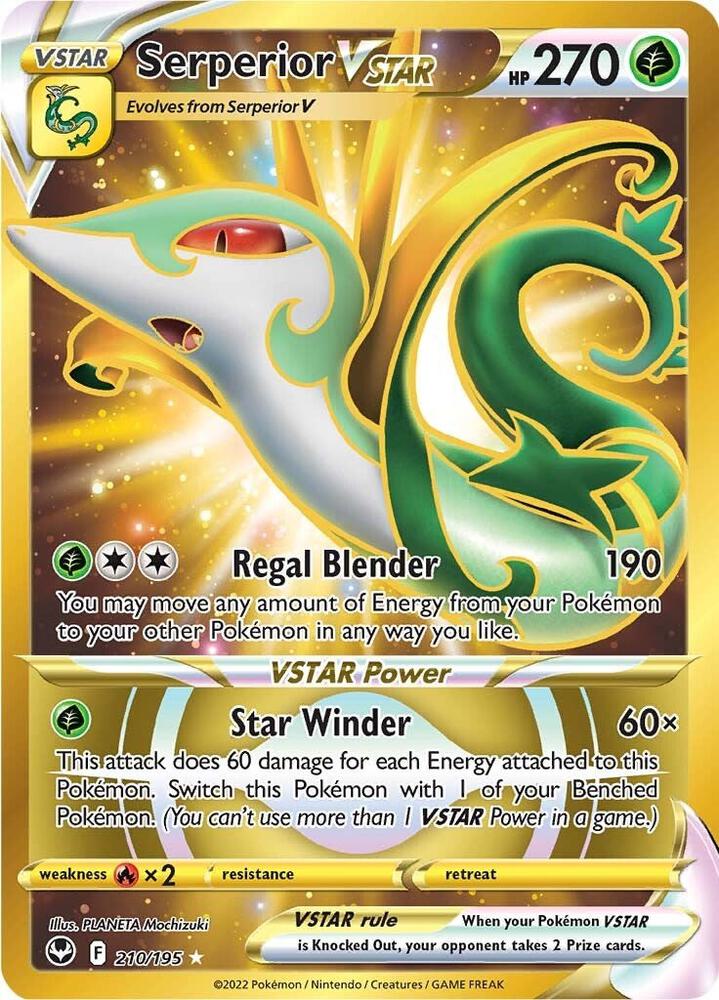 Serperior VSTAR (Secret) (210) - 210/195: Silver Tempest