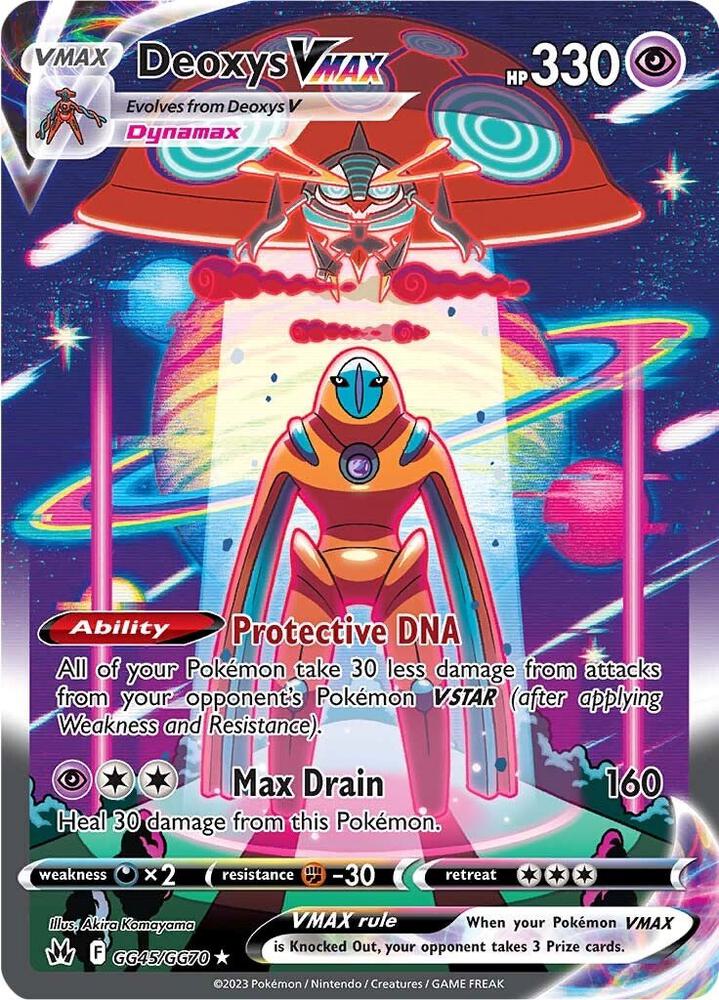 Deoxys VMAX - GG45/GG70: Crown Zenith: Galarian Gallery