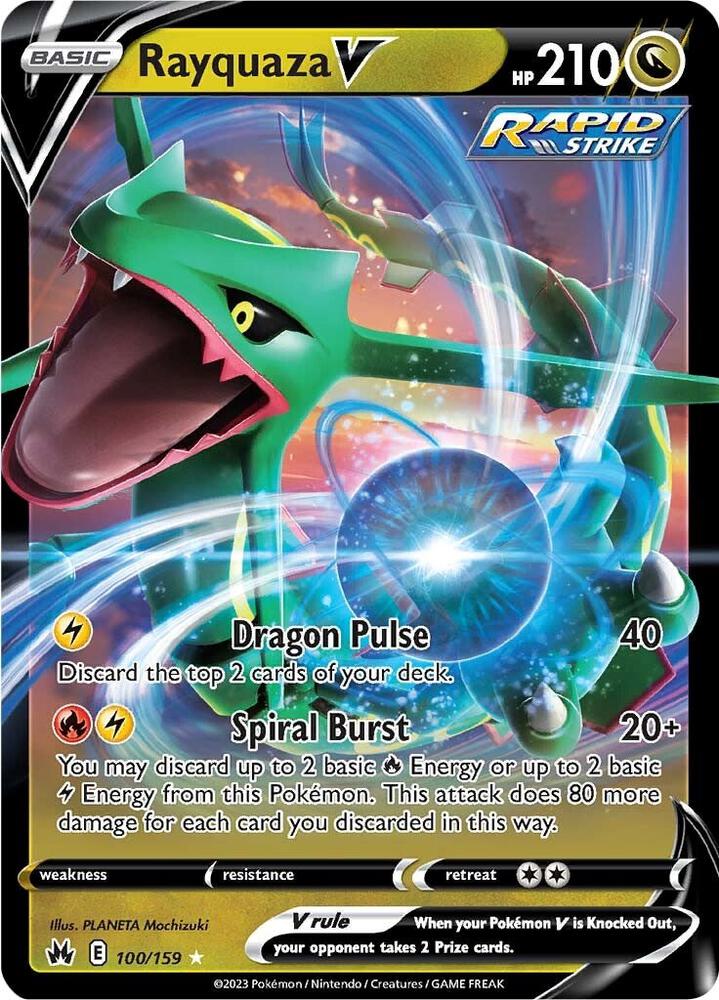 Rayquaza V - 100/159: Crown Zenith