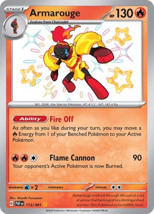 Armarouge - 115/091: Paldean Fates