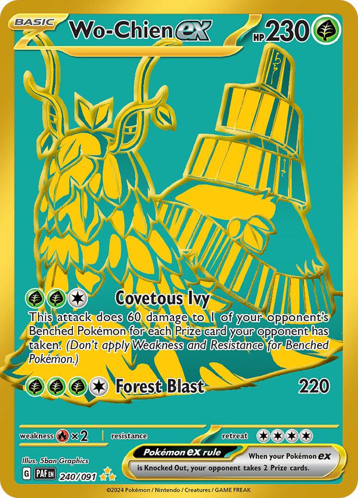 Wo-Chien ex - 240/091: Paldean Fates