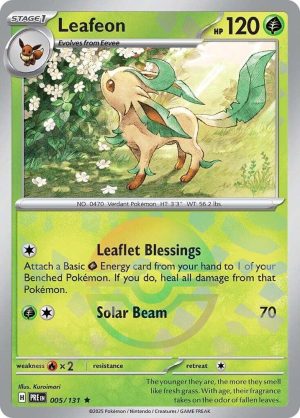 Leafeon (Poke Ball Pattern) - 005/131: Prismatic Evolutions