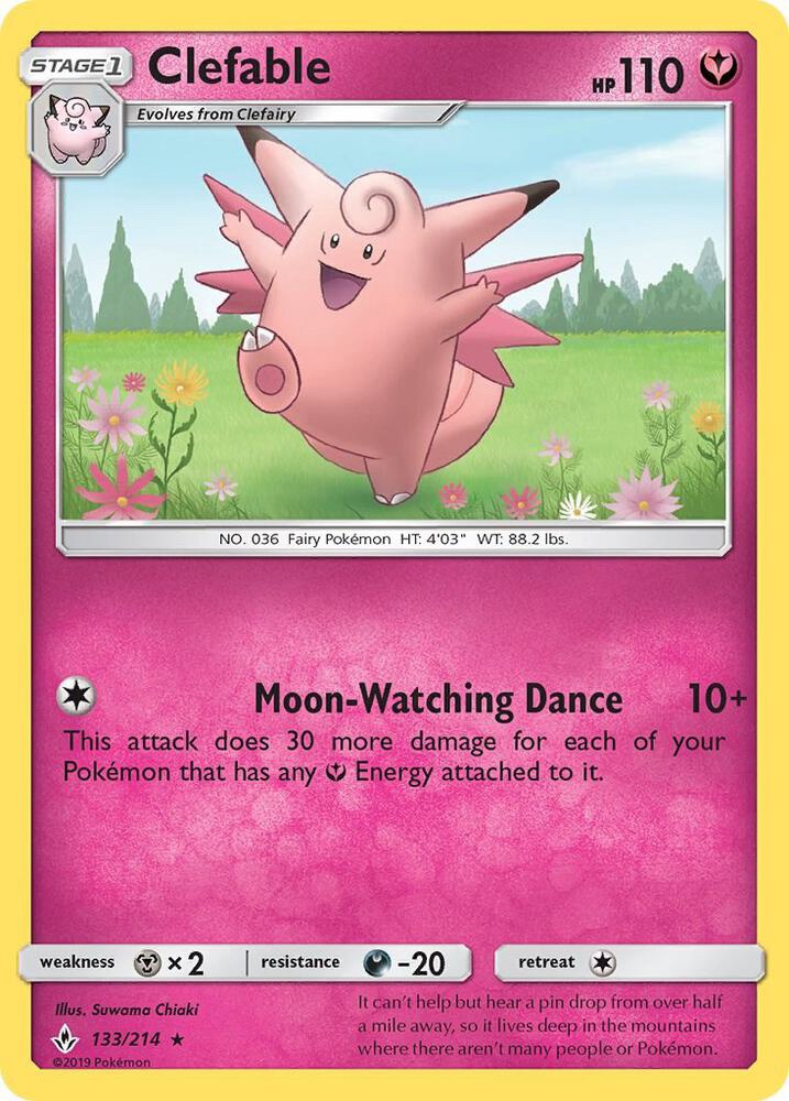 Clefable - 133/214 : Unbroken Bonds
