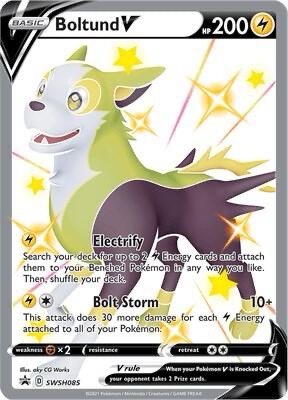 Boltund V - SWSH085 : Sword & Shield Promo Cards
