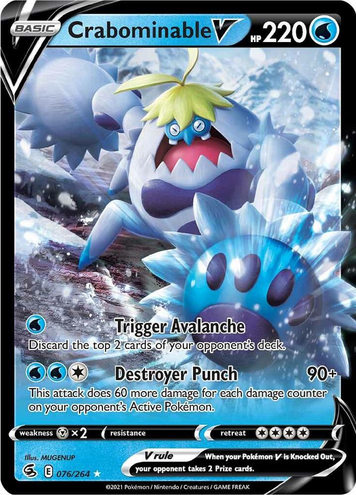 Crabominable V - 076/264 : Fusion Strike