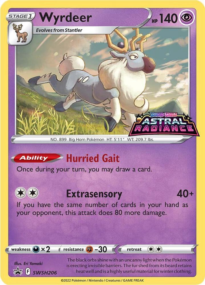 Wyrdeer - SWSH206 : Sword & Shield Promo Cards
