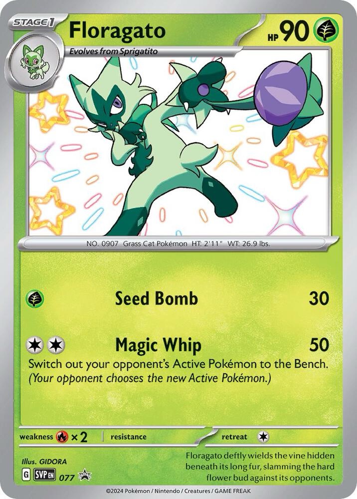 Floragato - 077 : Scarlet & Violet Promo Cards