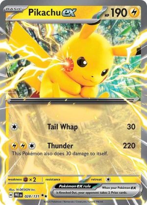 Pikachu ex - 028/131: Prismatic Evolutions