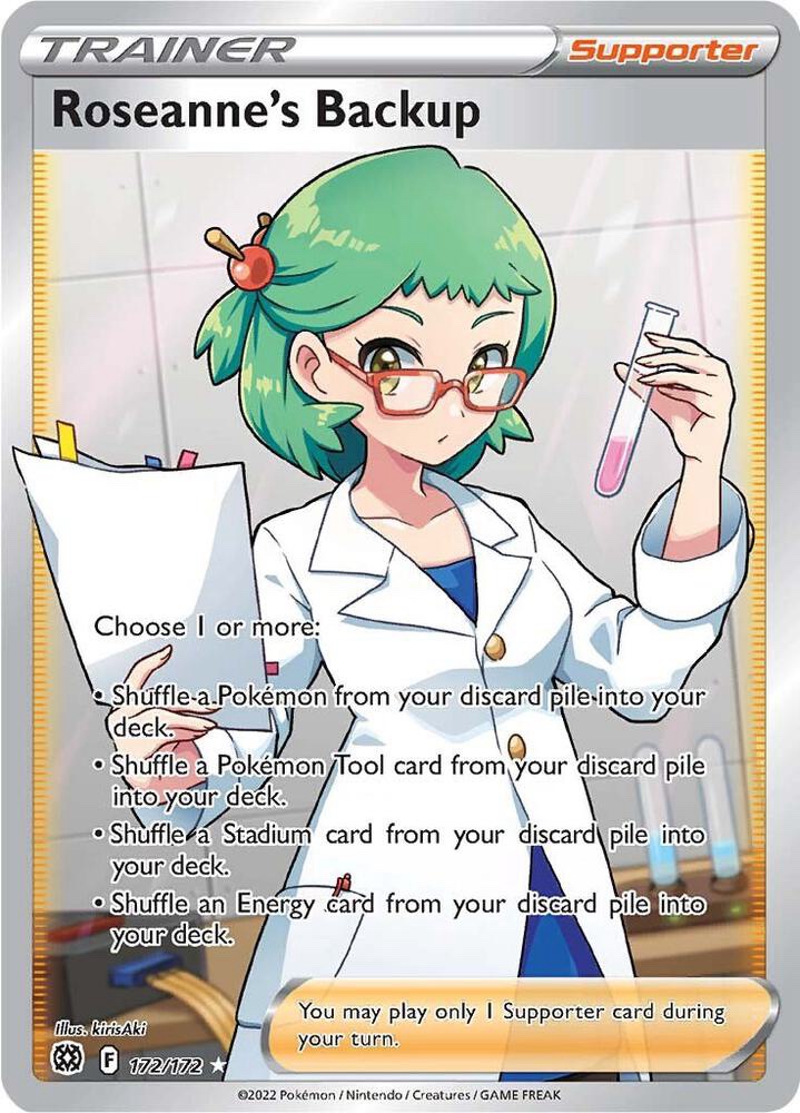 Roseanne's Backup (Full Art) - 172/172 : Brilliant Stars