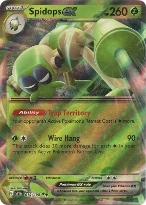 Spidops ex - 019/198 : Scarlet & Violet Base Set
