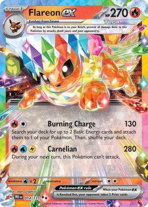 Flareon ex - 014/131: Prismatic Evolutions