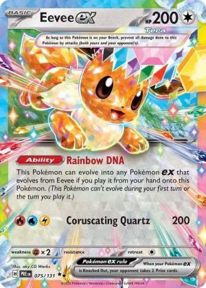 Eevee ex - 075/131 : Prismatic Evolutions