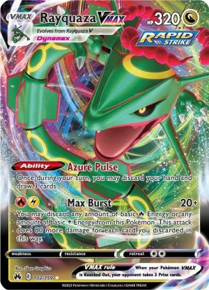Rayquaza VMAX - 102/159 : Crown Zenith