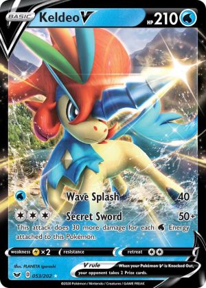 Keldeo V - 053/202 : Sword & Shield Base Set