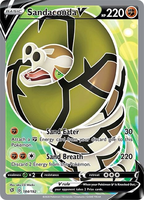 Sandaconda V (Full Art) - 184/192: Rebel Clash