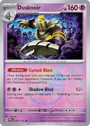 Dusknoir (Poke Ball Pattern) - 037/131: Prismatic Evolutions
