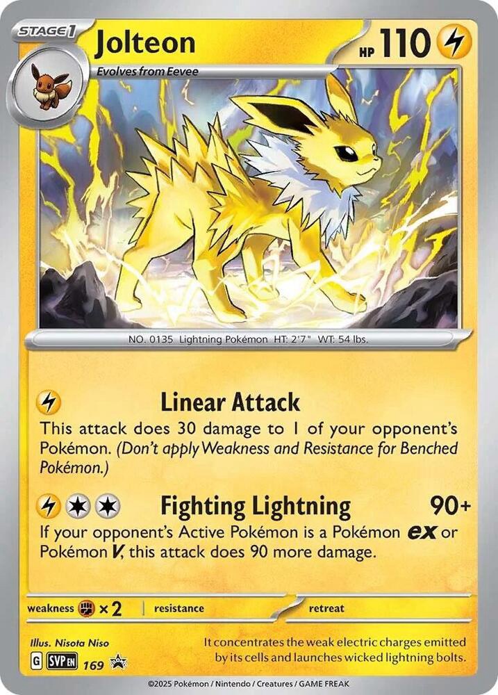 Jolteon - 169: Scarlet & Violet Promo Cards