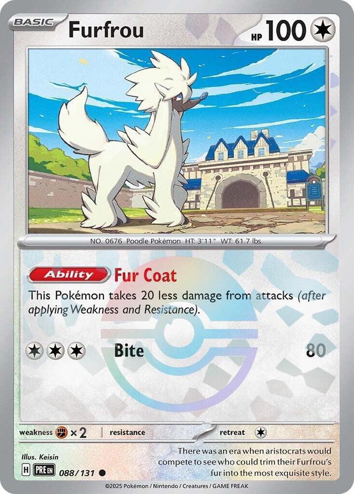 Furfrou (Poke Ball Pattern) - 088/131 : Prismatic Evolutions