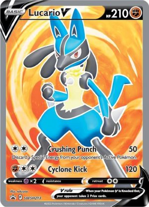 Lucario V - SWSH213 : Sword & Shield Promo Cards