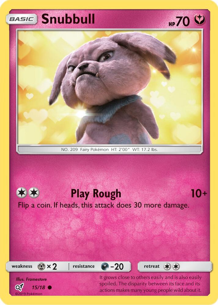 Snubbull (Holo Common) - 15/18 : Detective Pikachu