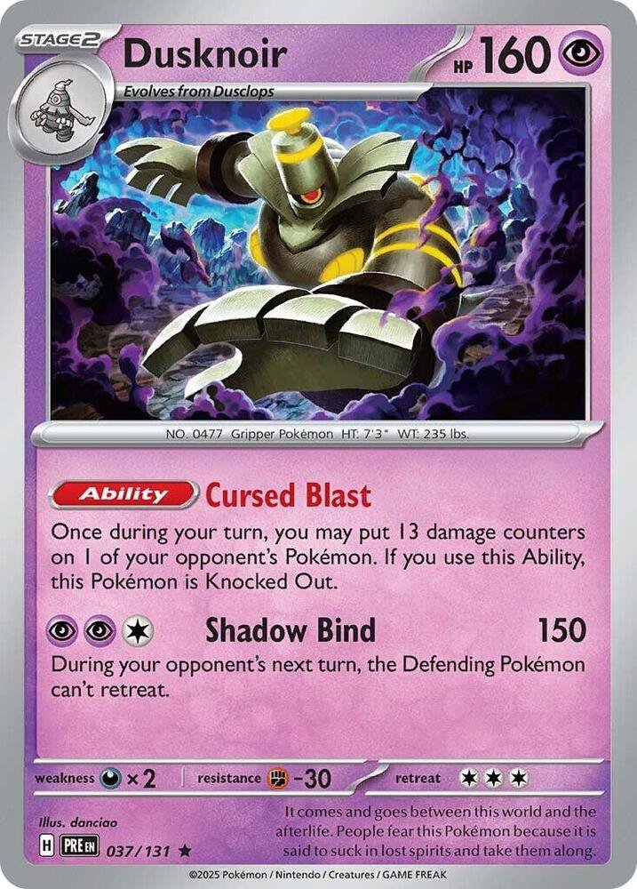 Dusknoir - 037/131: Prismatic Evolutions