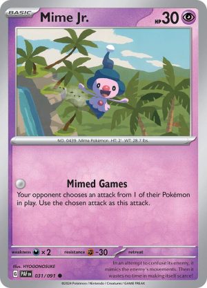 Mime Jr. - 031/091: Paldean Fates