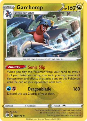 Garchomp - 109/172: Brilliant Stars