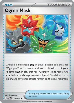 Ogre's Mask - 159/167 (Cosmos Holo): Miscellaneous Cards & Products