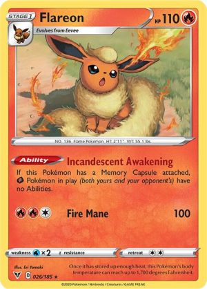 Flareon - 026/185: Vivid Voltage