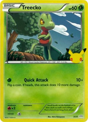 Treecko - 003/025 - McDonald's 25th Anniversary Promos