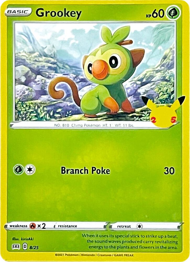 Grookey - 008/025 - McDonald's 25th Anniversary Promos