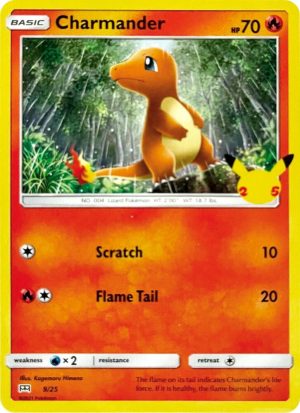 Charmander - 009/025 - McDonald's 25th Anniversary Promos