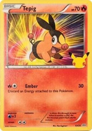 Tepig - 013/025 - McDonald's 25th Anniversary Promos