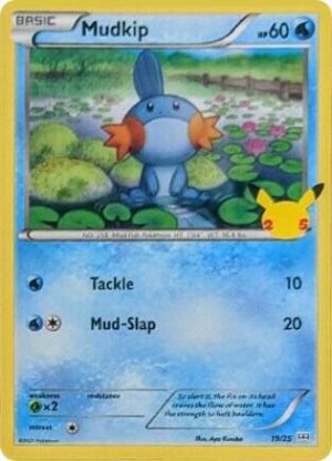 Mudkip - 019/025 - McDonald's 25th Anniversary Promos