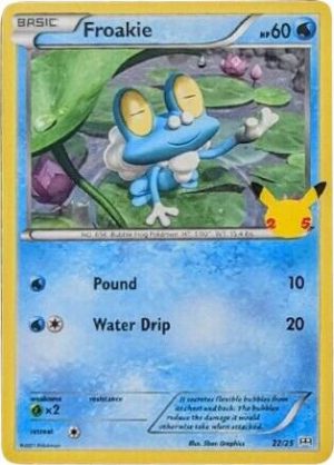 Froakie - 022/025 - McDonald's 25th Anniversary Promos