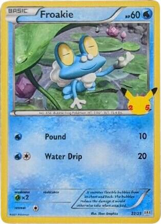 Froakie - 022/025 - McDonald's 25th Anniversary Promos