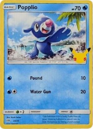 Popplio - 023/025 - McDonald's 25th Anniversary Promos