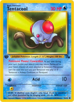 Tentacool – 56/62: Fossil