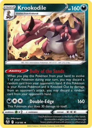 Krookodile – 113/195: Silver Tempest