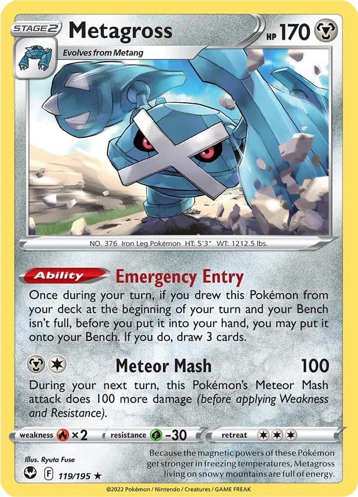 Metagross – 119/195: Silver Tempest