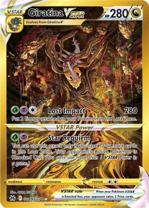 Giratina VSTAR (Secret) - GG69/GG70: Crown Zenith Galarian Gallery