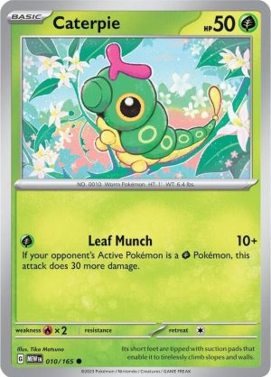 Caterpie – 010/165: Rare Scarlet & Violet 151