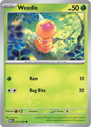 Weedle – 013/165: Scarlet & Violet 151