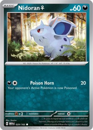 Nidoran F – 029/165: Scarlet & Violet 151