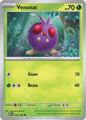 Venonat – 048/165: Scarlet & Violet 151